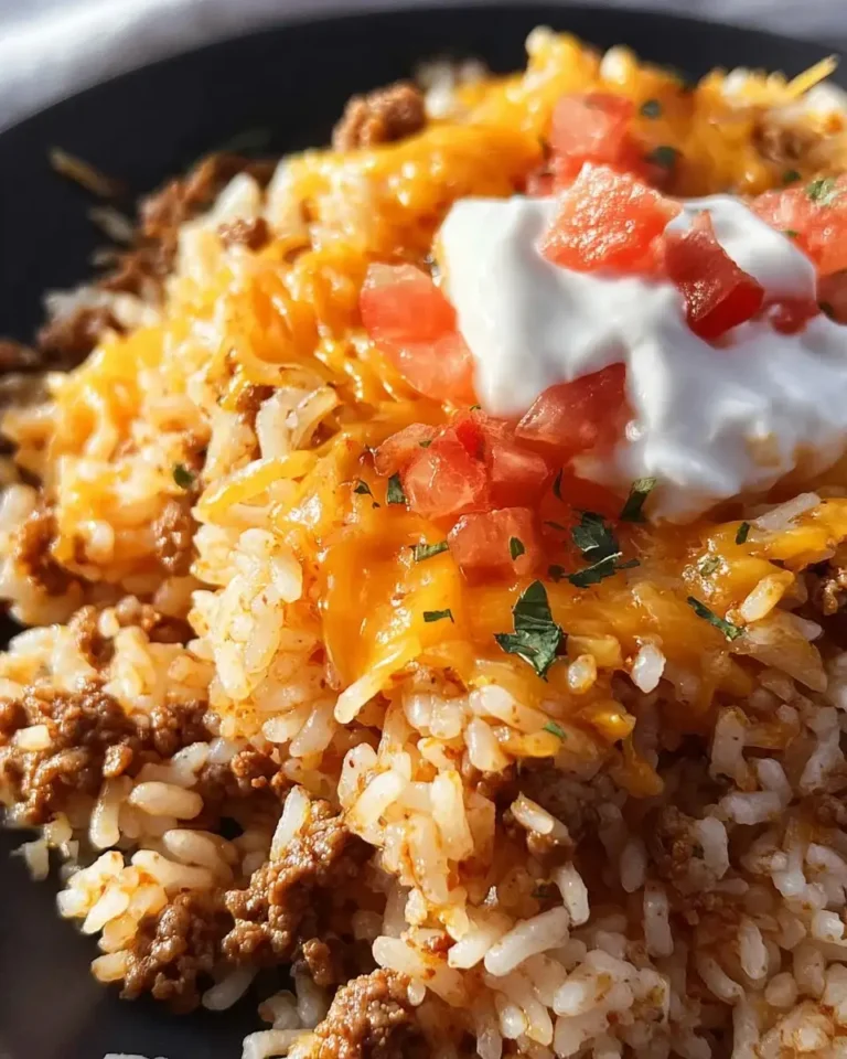 Taco Rice Casserole Recipe recipe