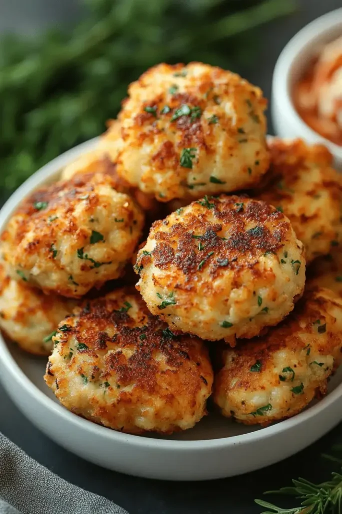 Chicken Fritters Recipe look