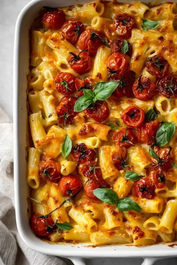 Ingredients for Baked Feta Tomato Pasta