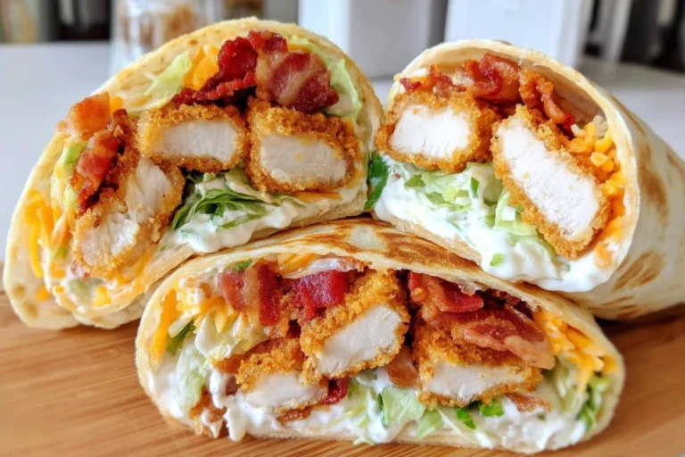 crispy chicken bacon ranch wrap recipe look