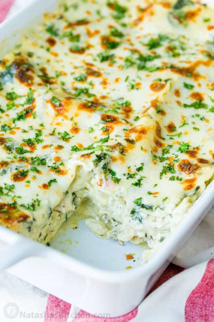 White Chicken Lasagna Recipe 