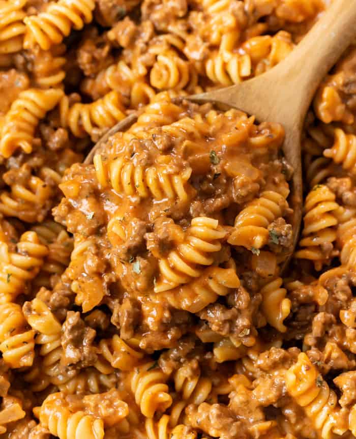 Ground beef pasta recipe