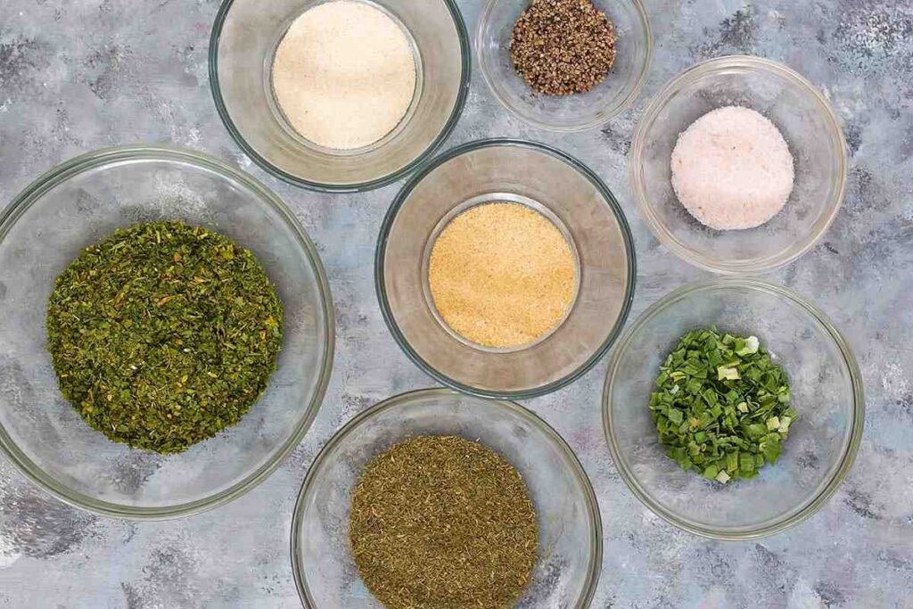 Ranch Mix Ingredients for Homemade Ranch Seasoning