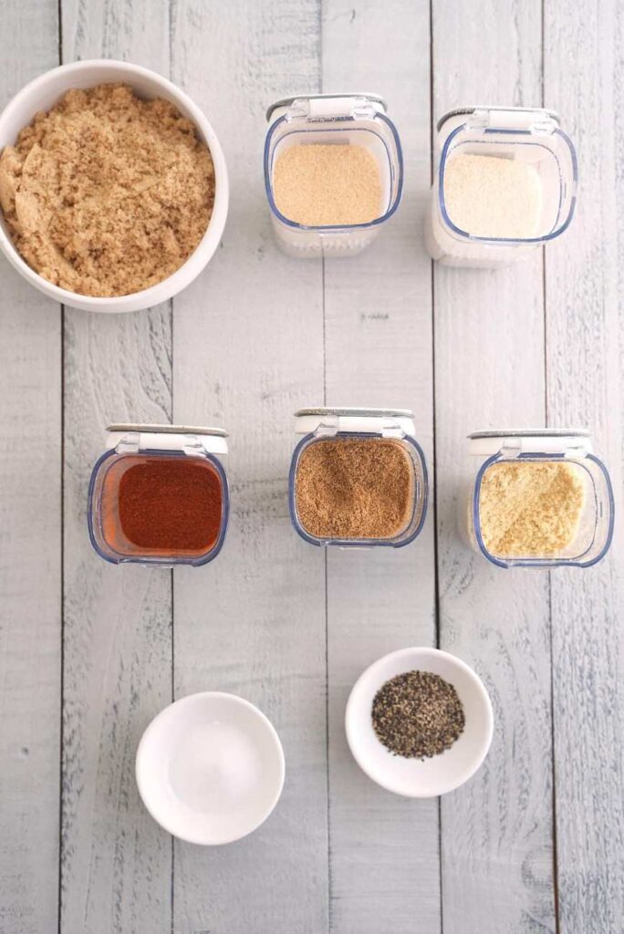 Ingredients for Salmon Seasoning Recipe