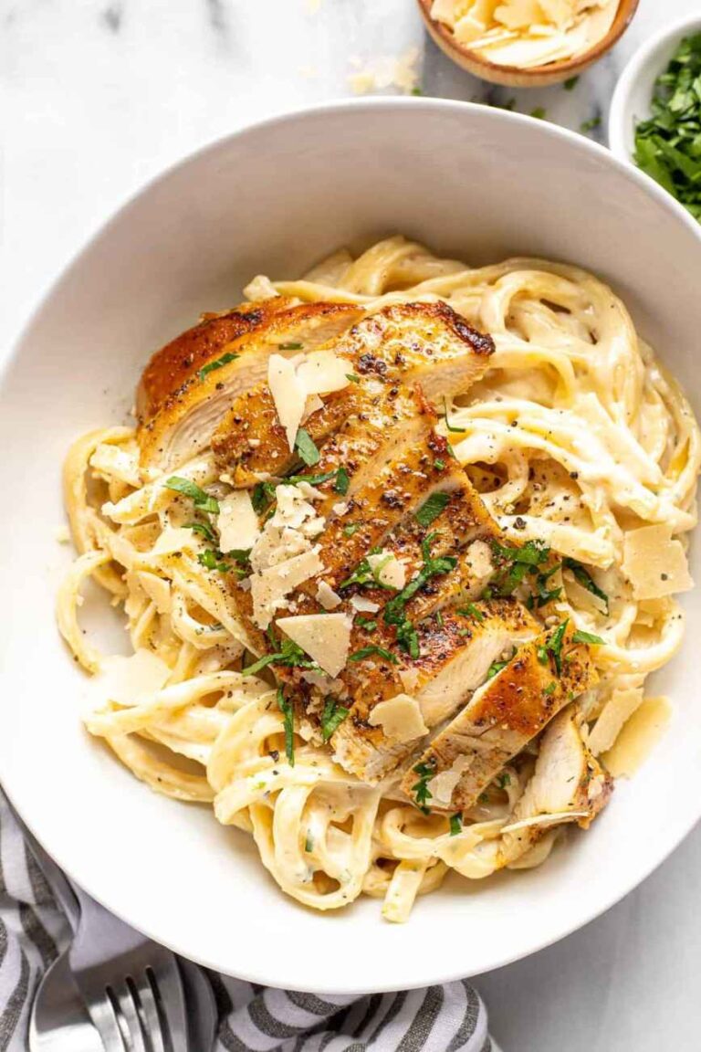 Chicken Alfredo Recipe look