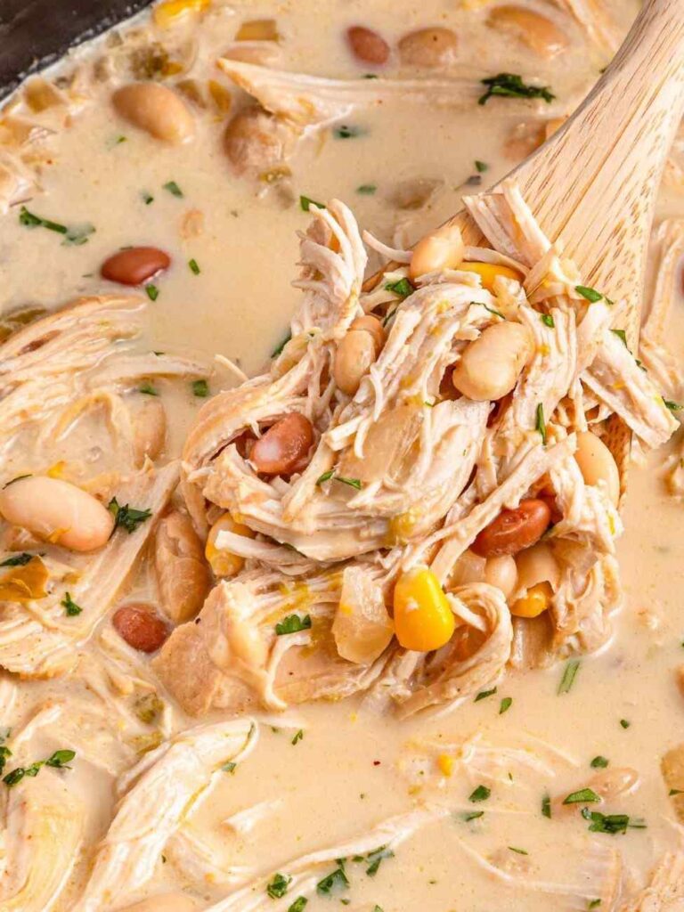 white chicken chili crockpot recipe