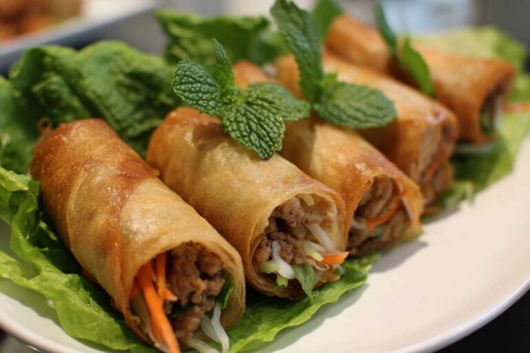 Crispy Rice Paper Rolls recipe look