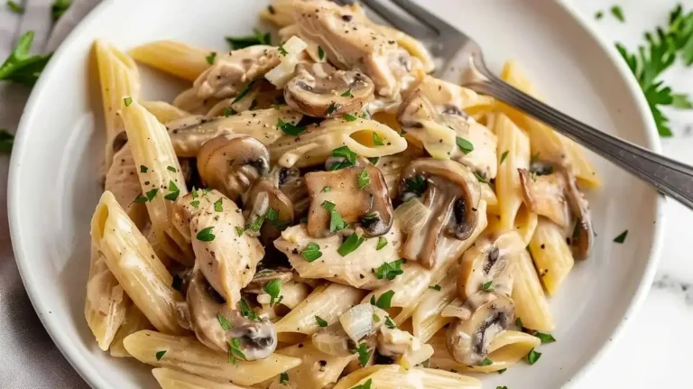 Easy Chicken and Mushroom Pasta
