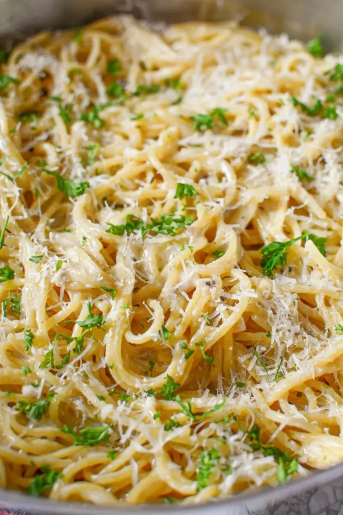 Garlic Parmesan Pasta recipe