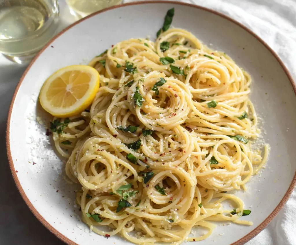 Lemon Butter Garlic Pasta recipe 2