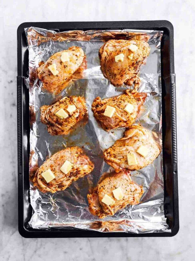 oven-baked-chicken-thighs bake