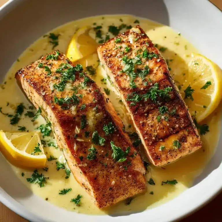 Lemon Butter Salmon recipe