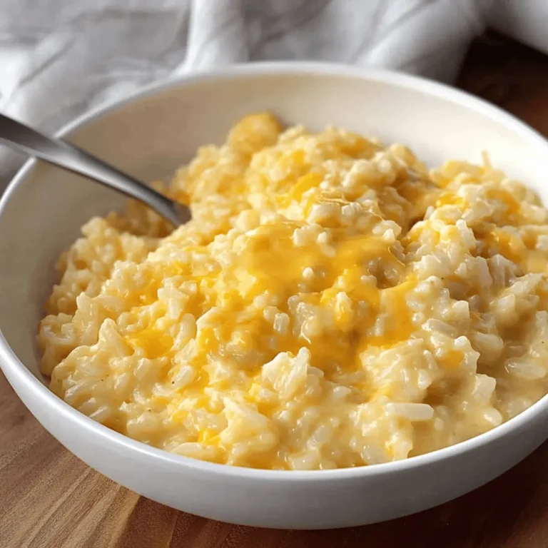 Creamy Cheesy Rice look
