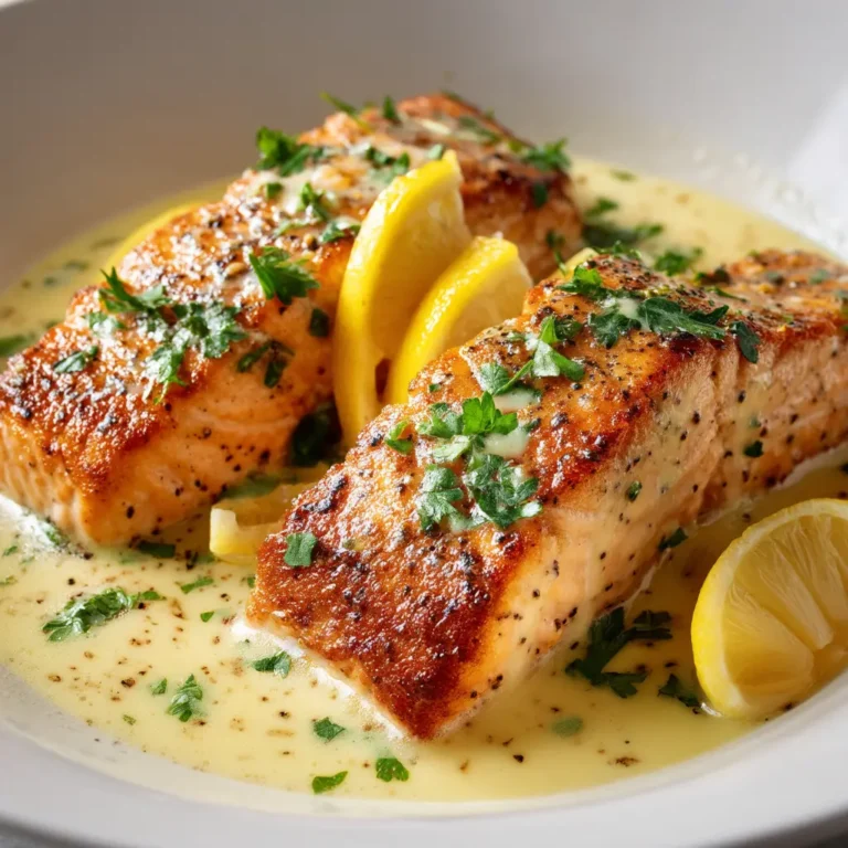 Lemon Butter Salmon recipe