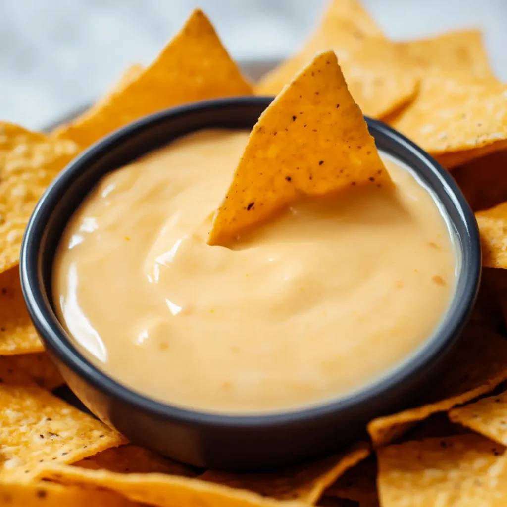 Spicy Nacho Cheese Sauce recipe look