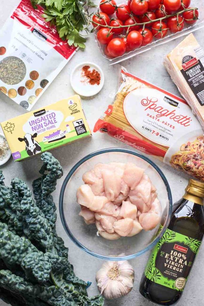 Garlic chicken bites ingredients