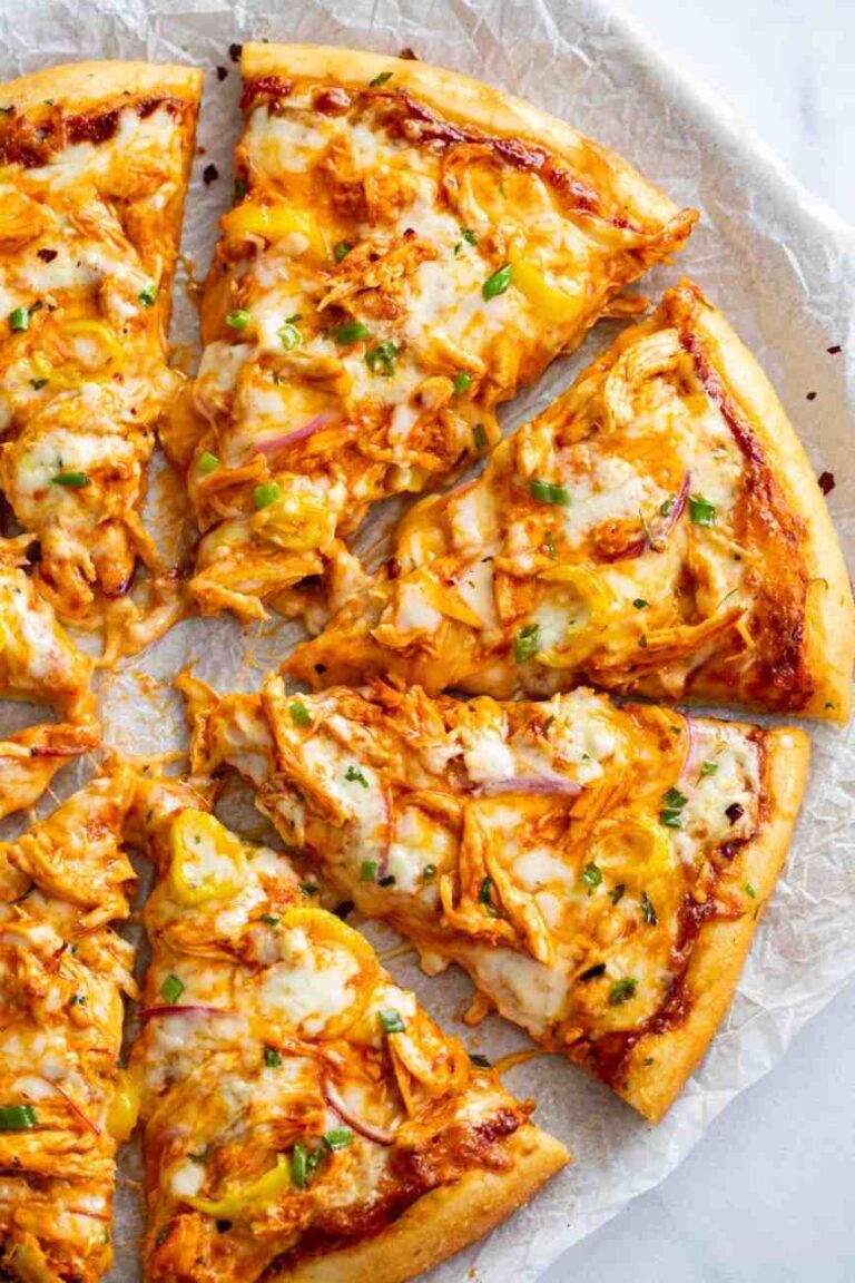 Buffalo Chicken Pizza recipe look