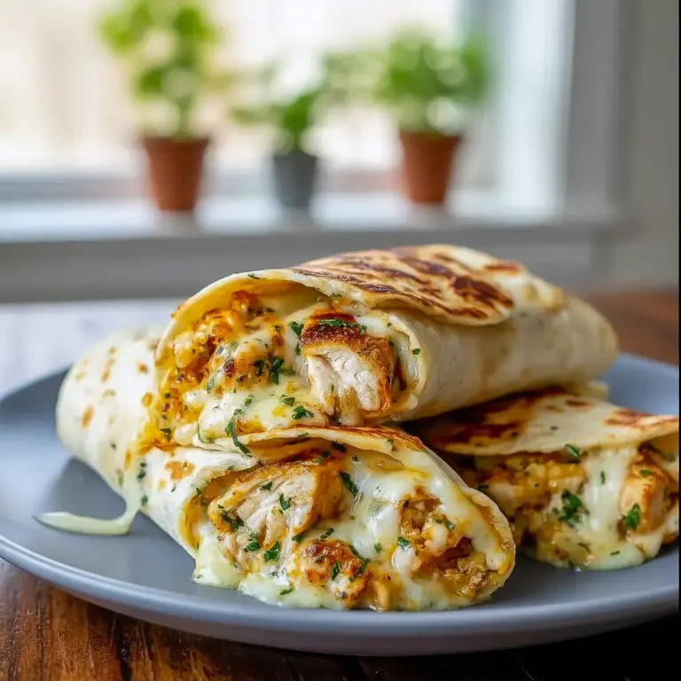 How to Make Garlic Chicken Wraps