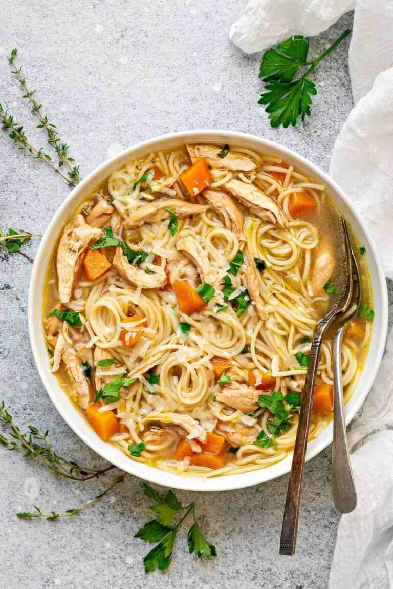 Chicken Noodle Soup look