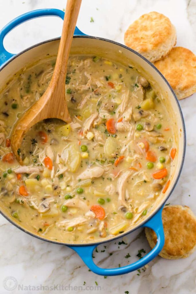 chicken pot pie soup