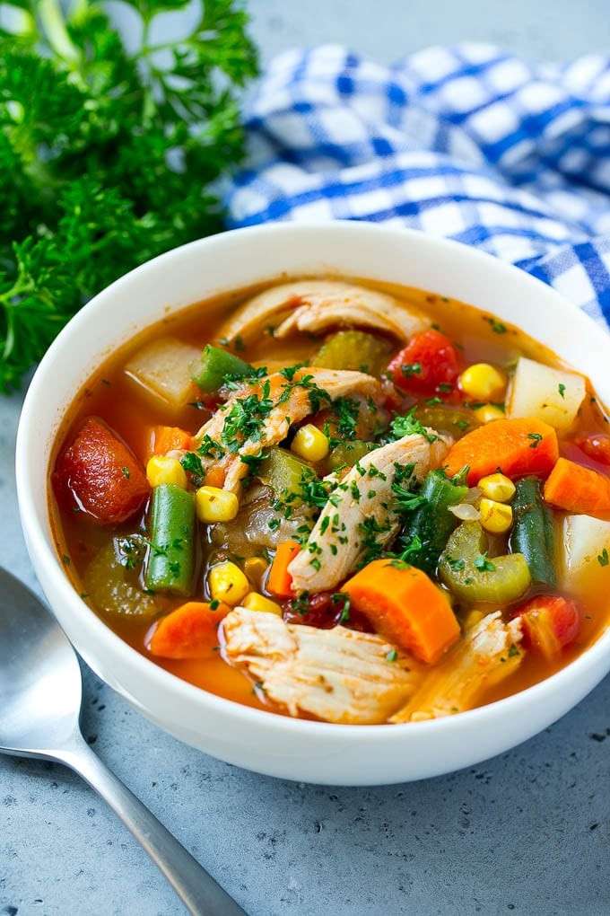 Chicken Vegetable Soup recipe look