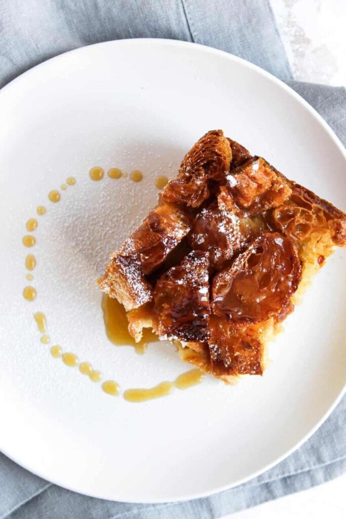 croissant bread pudding recipe look