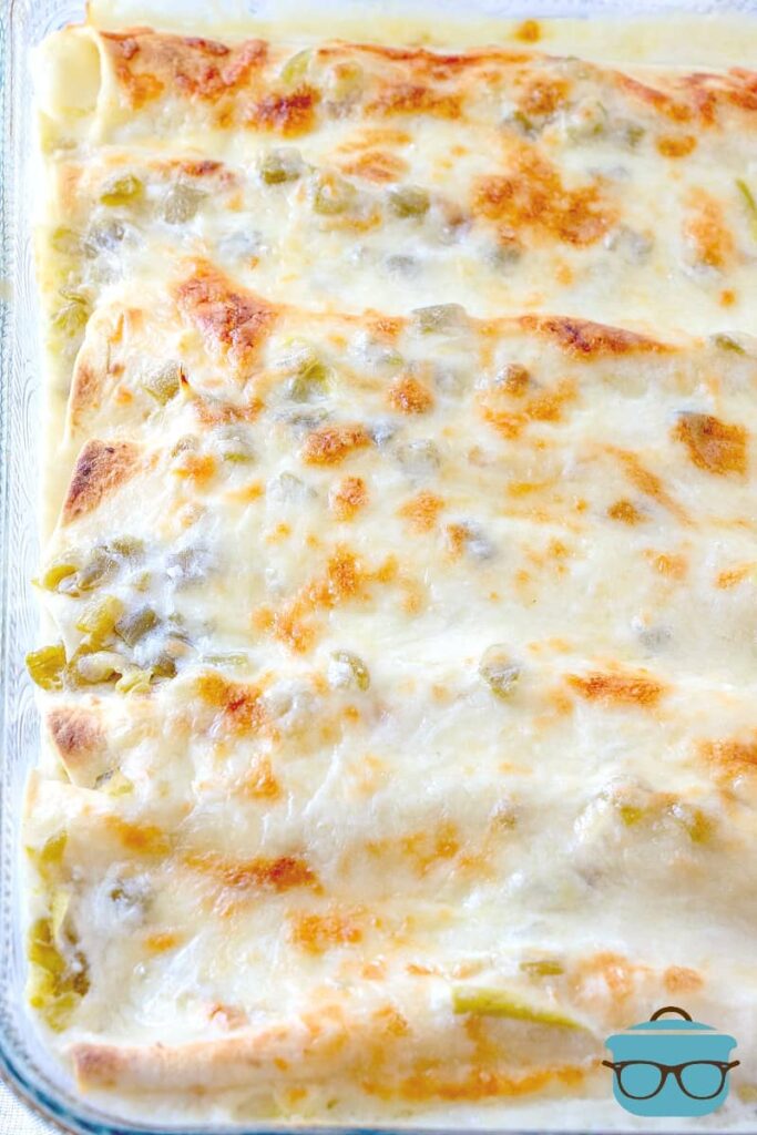 Creamy White Chicken Enchiladas RECIPE