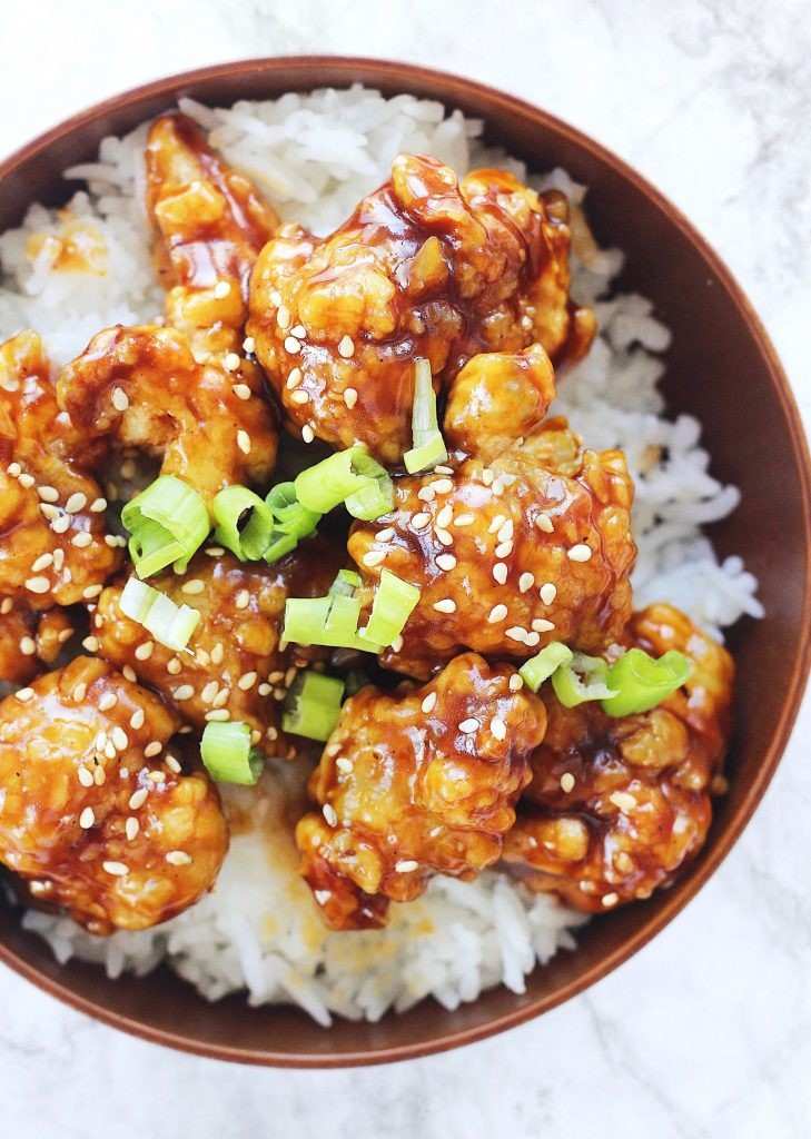 Honey garlic chicken recipe look