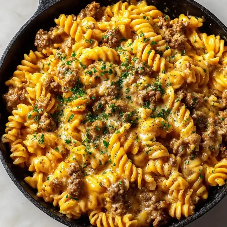 How to Make Creamy Ground Beef Pasta