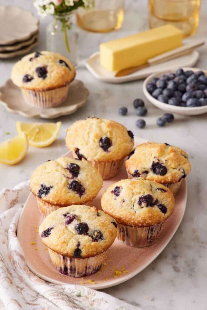 lemon blueberry muffins recipe