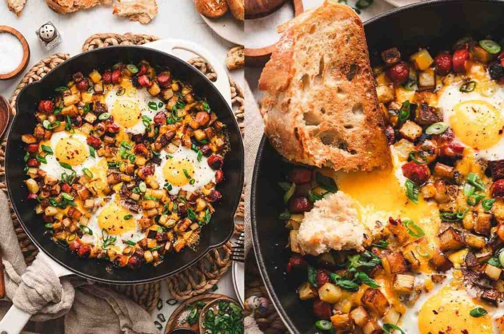 skillet breakfast recipe look