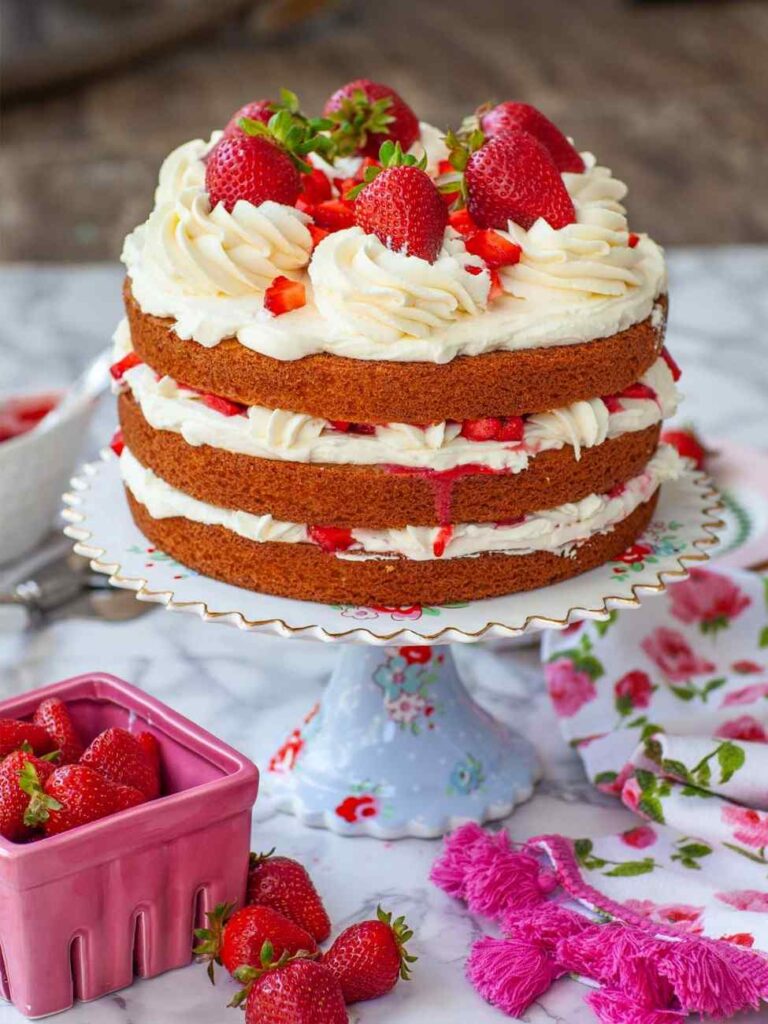 strawberry shortcake cake recipe