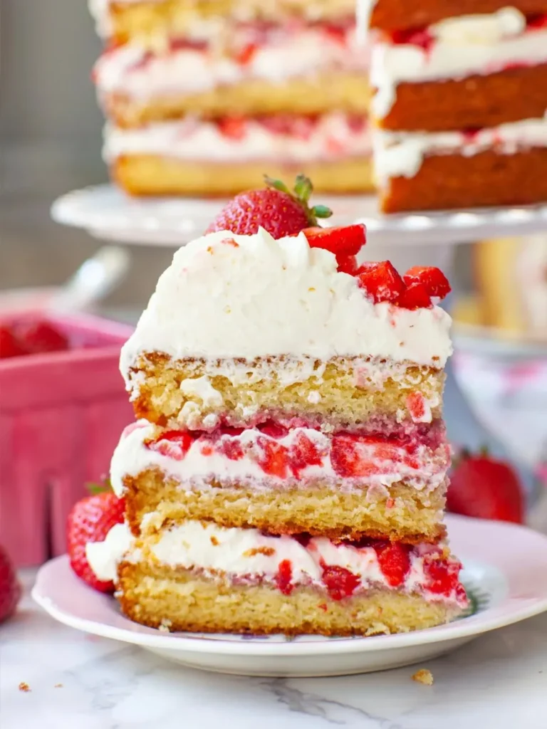 strawberry shortcake cake recipe