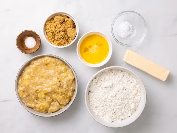 brown sugar banana bread recipe ingridents