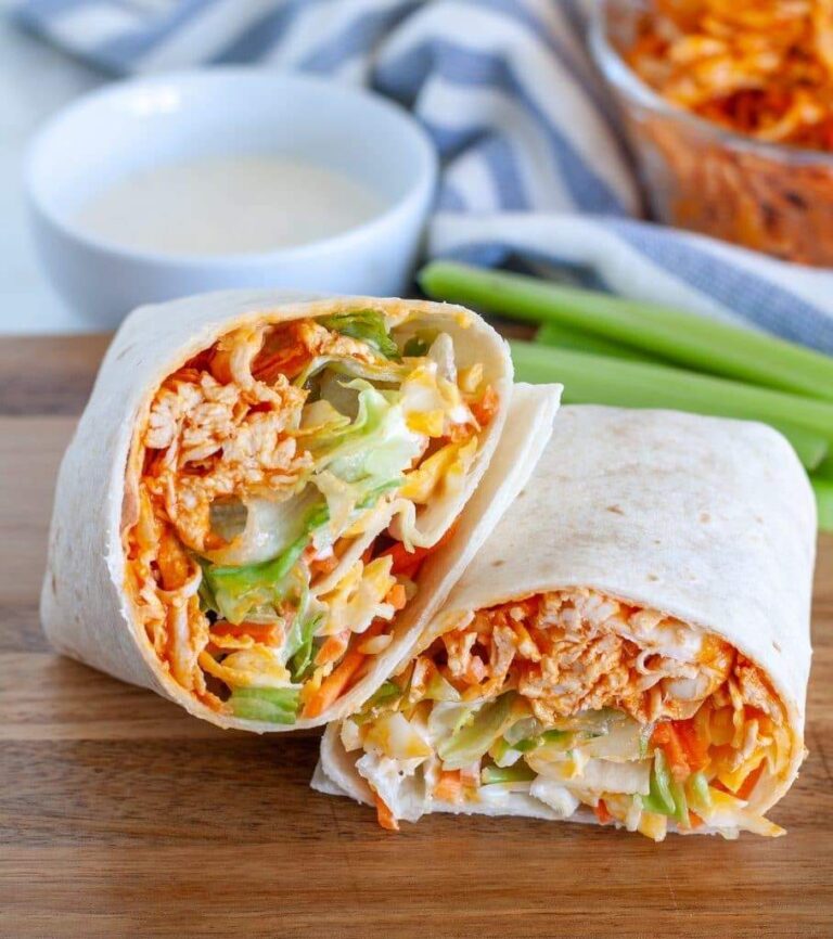 Buffalo Chicken Wraps recipe