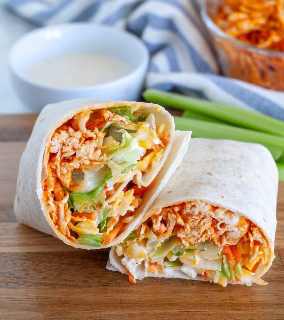 Buffalo Chicken Wraps recipe