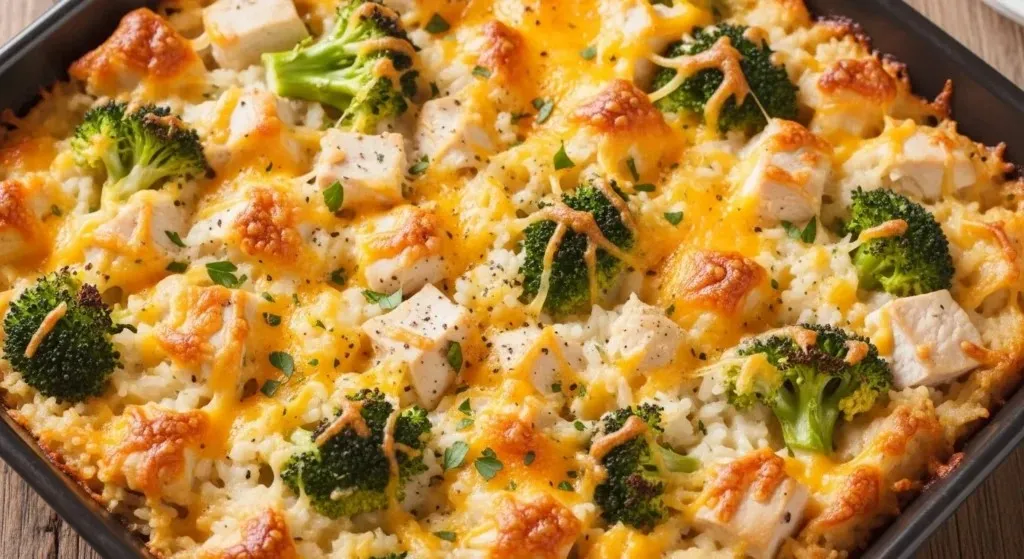 Chicken Broccoli Rice Cheese Casserole recipe