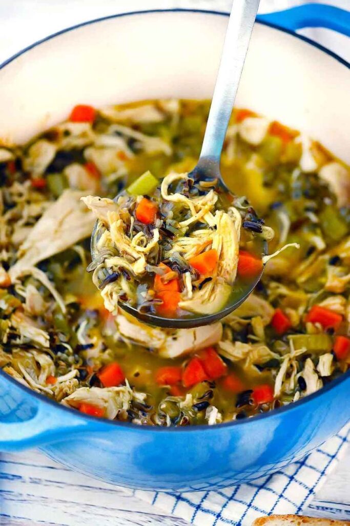 Chicken and Wild Rice Soup look
