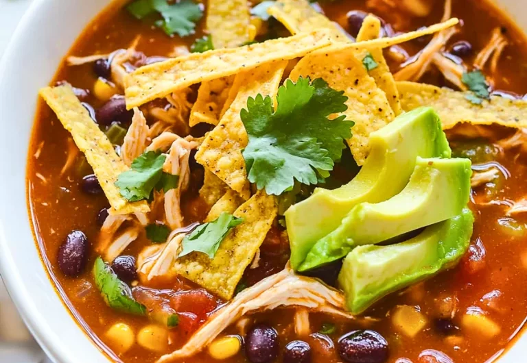 chicken tortilla soup recipe look