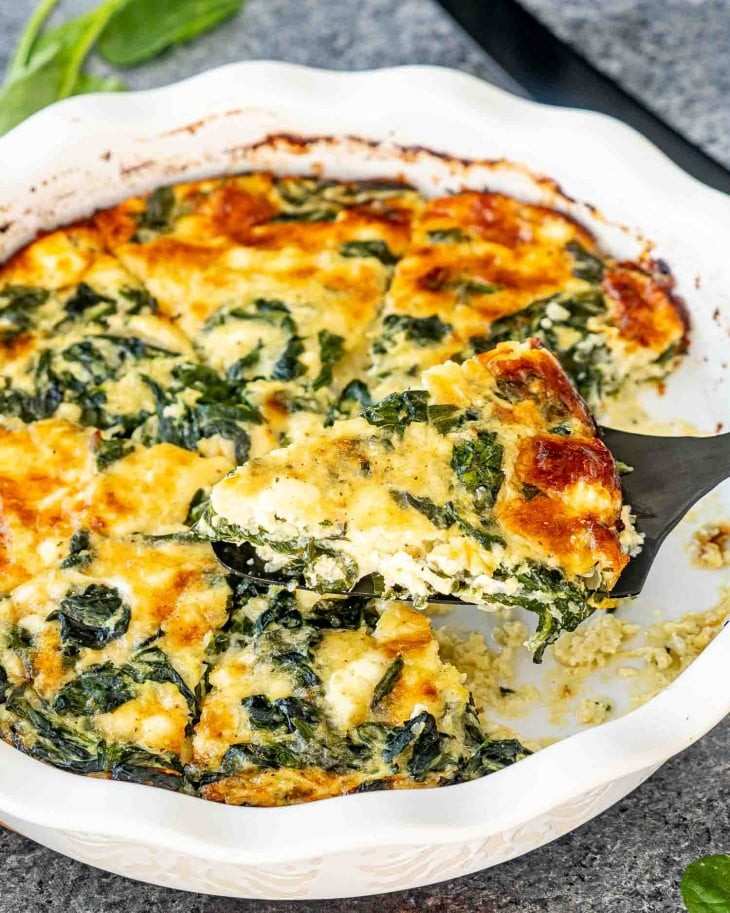 crustless spinach quiche recipe look