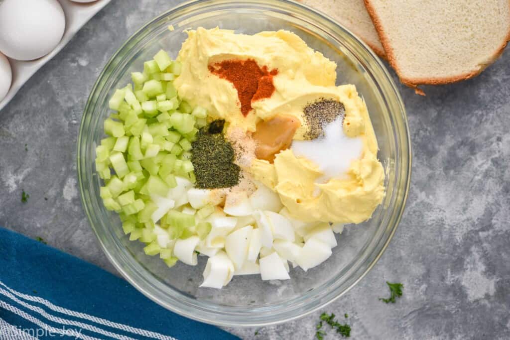 egg salad recipe look