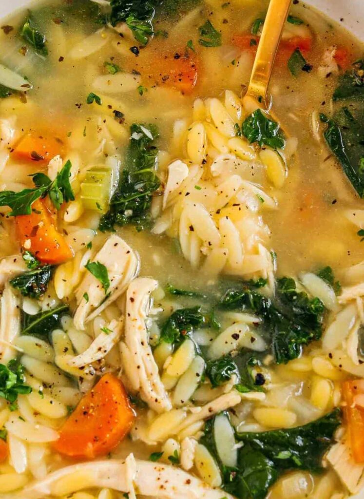 lemon chicken orzo soup recipe look