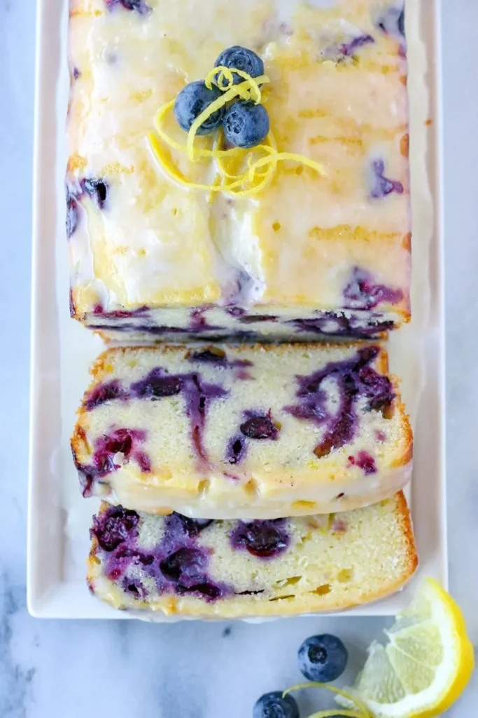lemon blueberry bread recipe look