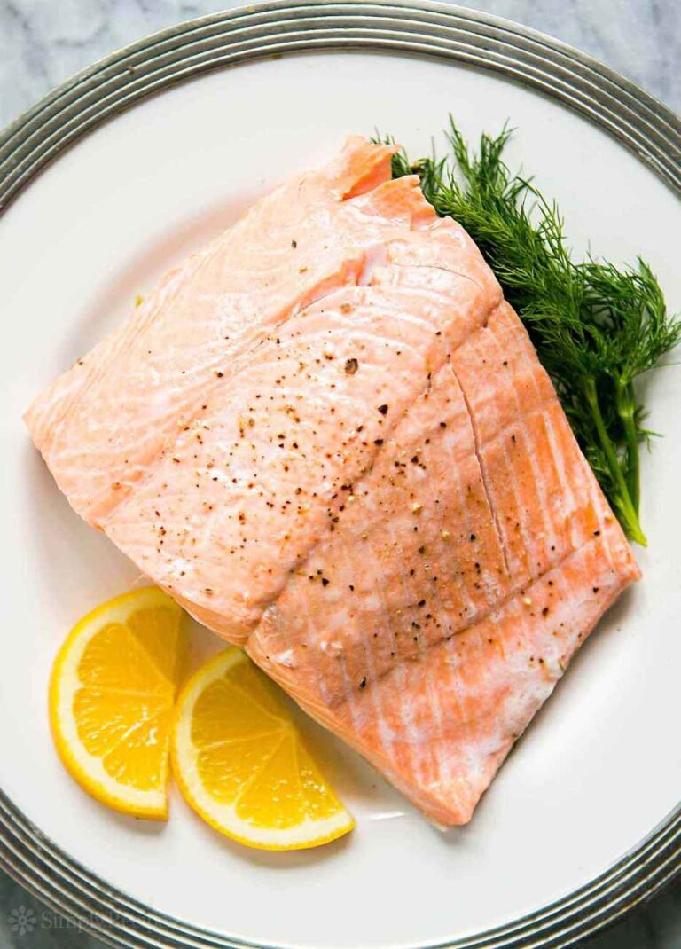 poached salmon recipe